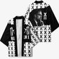 Malcolm X 101 Years Of Resistance Kimono Civil Rights Leader Portrait - Monochrome X Pattern