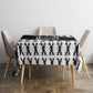 Malcolm X 101 Years Of Resistance Tablecloth Civil Rights Leader Portrait - Monochrome X Pattern