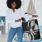 Malcolm X Legacy 1925-2026 Laundry Basket African American Heritage - Iconic Portrait Silhouette