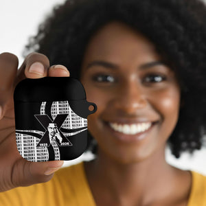 Malcolm X Legacy 1925-2026 AirPods Case African American Heritage - Iconic Portrait Silhouette