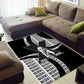 Malcolm X Legacy 1925-2026 Area Rug African American Heritage - Iconic Portrait Silhouette