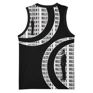 Malcolm X Legacy 1925-2026 Basketball Jersey African American Heritage - Iconic Portrait Silhouette