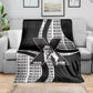 Malcolm X Legacy 1925-2026 Blanket African American Heritage - Iconic Portrait Silhouette