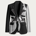 Malcolm X Legacy 1925-2026 Blazer African American Heritage - Iconic Portrait Silhouette