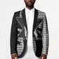 Malcolm X Legacy 1925-2026 Blazer African American Heritage - Iconic Portrait Silhouette