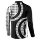 Malcolm X Legacy 1925-2026 Button Sweatshirt African American Heritage - Iconic Portrait Silhouette