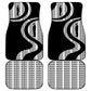 Malcolm X Legacy 1925-2026 Car Mats African American Heritage - Iconic Portrait Silhouette