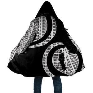 Malcolm X Legacy 1925-2026 Cloak African American Heritage - Iconic Portrait Silhouette