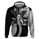 Malcolm X Legacy 1925-2026 Hoodie African American Heritage - Iconic Portrait Silhouette