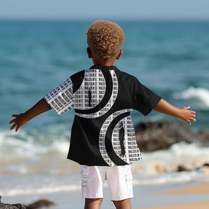 Malcolm X Legacy 1925-2026 Kid Hawaiian Shirt African American Heritage - Iconic Portrait Silhouette