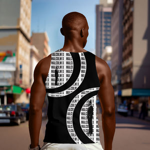 Malcolm X Legacy 1925-2026 Men Tank Top African American Heritage - Iconic Portrait Silhouette