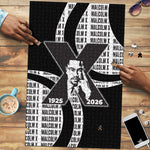 Malcolm X Legacy 1925-2026 Puzzle African American Heritage - Iconic Portrait Silhouette