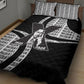 Malcolm X Legacy 1925-2026 Quilt Bed Set African American Heritage - Iconic Portrait Silhouette