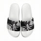 Malcolm X Legacy 1925-2026 Slide Sandals African American Heritage - Iconic Portrait Silhouette