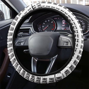 Malcolm X Legacy 1925-2026 Steering Wheel Cover African American Heritage - Iconic Portrait Silhouette