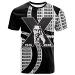 Malcolm X Legacy 1925-2026 T shirt African American Heritage - Iconic Portrait Silhouette