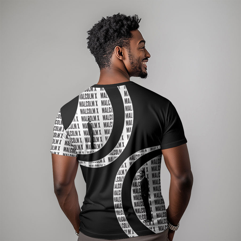 Malcolm X Legacy 1925-2026 T shirt African American Heritage - Iconic Portrait Silhouette