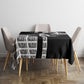 Malcolm X Legacy 1925-2026 Tablecloth African American Heritage - Iconic Portrait Silhouette