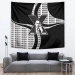 Malcolm X Legacy 1925-2026 Tapestry African American Heritage - Iconic Portrait Silhouette