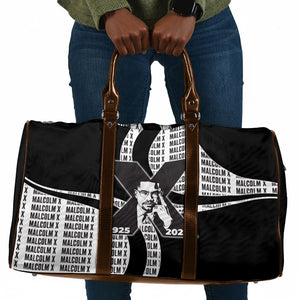 Malcolm X Legacy 1925-2026 Travel Bag African American Heritage - Iconic Portrait Silhouette