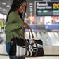 Malcolm X Legacy 1925-2026 Travel Bag African American Heritage - Iconic Portrait Silhouette