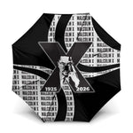 Malcolm X Legacy 1925-2026 Umbrella African American Heritage - Iconic Portrait Silhouette