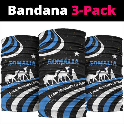 Somalia Neck Gaiter From Nomads to Nation Camel Galaxy Flag Spirit TS04