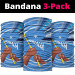 Somalia Neck Gaiter Raised Fist Flag Blue Unity Wave Spirit TS04