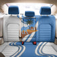 Somalia Back Car Seat Cover with Camel Desert Map Palm Tree Heritage Spirit