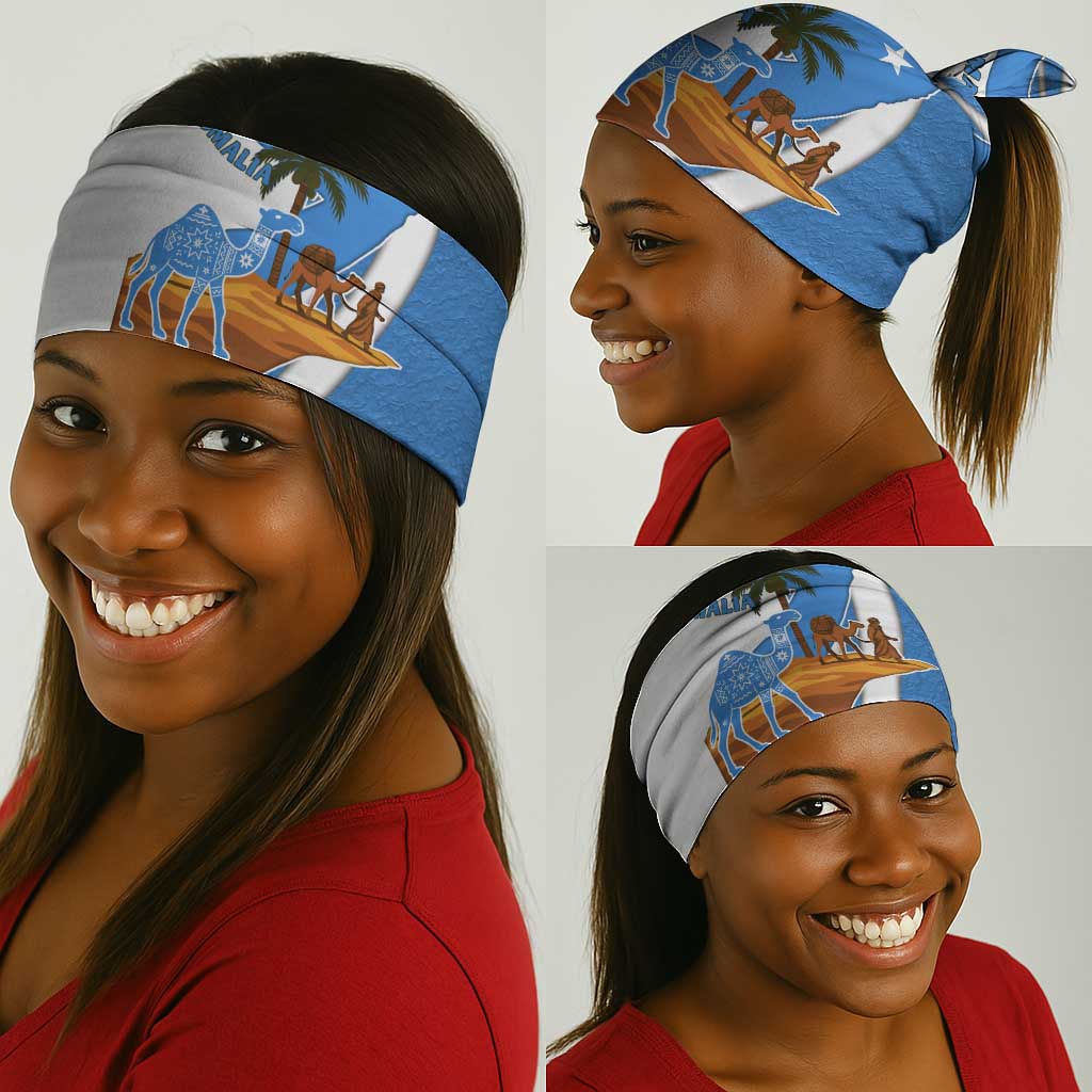 Somalia Neck Gaiter Camel Desert Map Palm Tree Heritage Spirit TS04