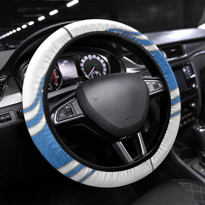 Somalia Steering Wheel Cover with Camel Desert Map Palm Tree Heritage Spirit