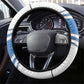 Somalia Steering Wheel Cover with Camel Desert Map Palm Tree Heritage Spirit