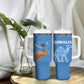 Somalia Tumbler With Handle with Camel Desert Map Palm Tree Heritage Spirit