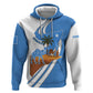 Somalia Zip Hoodie with Camel Desert Map Palm Tree Heritage Spirit