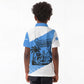 Somalia Kid Polo Shirt with Soomaaliya Ha Noolaato Nomad Moon Flag Spirit