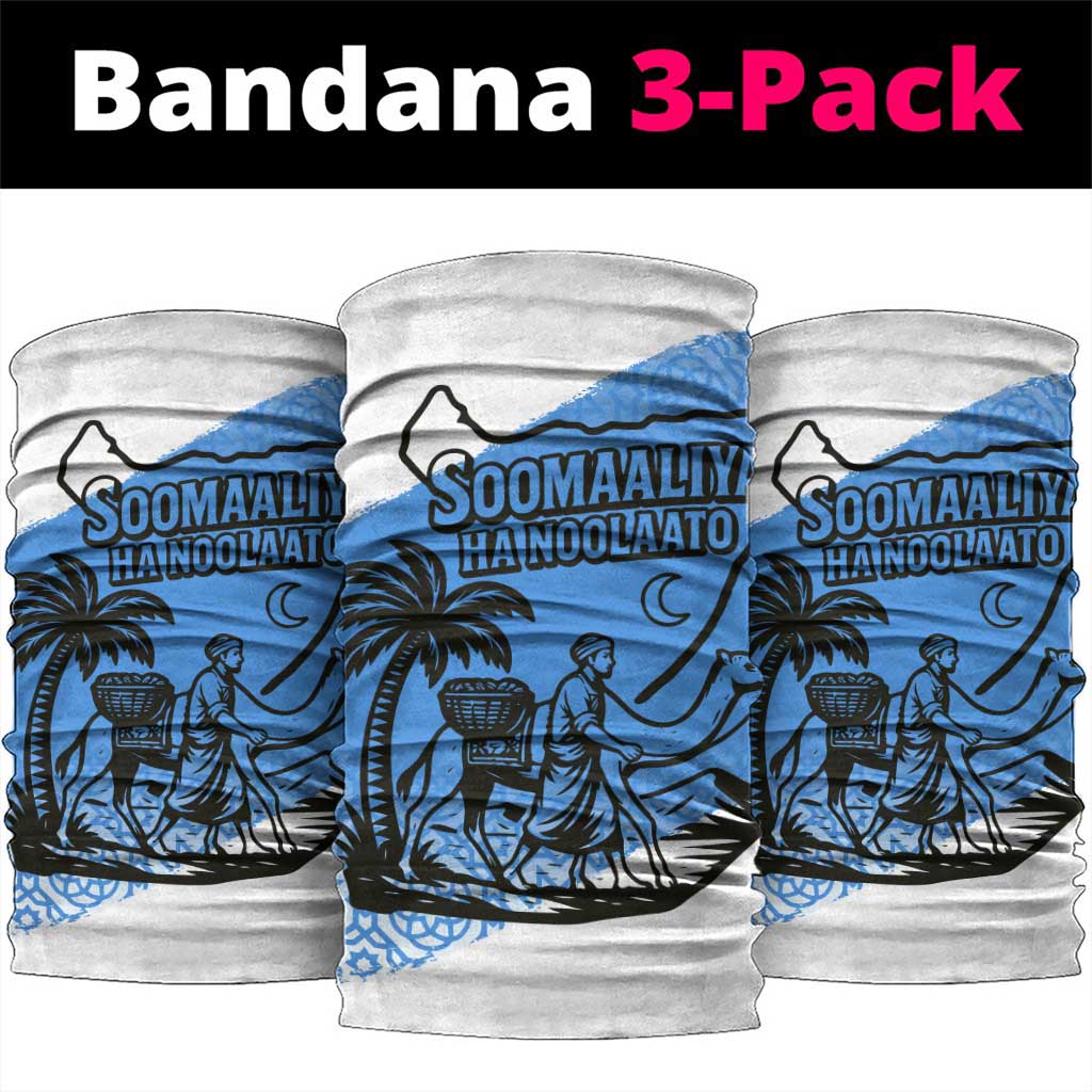 Somalia Neck Gaiter Soomaaliya Ha Noolaato Nomad Moon Flag Spirit TS04