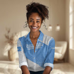 Somalia Women Casual Shirt with Soomaaliya Ha Noolaato Nomad Moon Flag Spirit