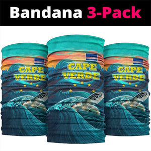 Cape Verde Neck Gaiter Loggerhead Sea Turtle Ocean Sunset Spirit TS04