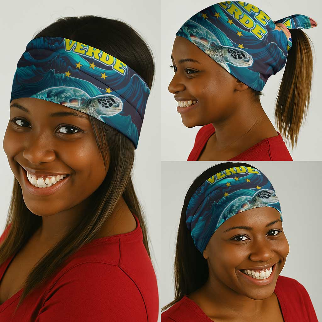 Cape Verde Neck Gaiter Loggerhead Sea Turtle Ocean Sunset Spirit TS04