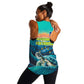 Cape Verde Women Racerback Tank with Loggerhead Sea Turtle Ocean Sunset Spirit