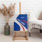 Cape Verde Canvas Wall Art with Blue Red Flag Nós Kretxeu Spirit