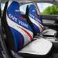 Cape Verde Car Seat Cover with Blue Red Flag Nós Kretxeu Spirit