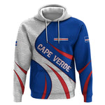 Cape Verde Hoodie with Blue Red Flag Nós Kretxeu Spirit