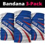 Cape Verde Neck Gaiter Blue Red Flag Nós Kretxeu Spirit TS04