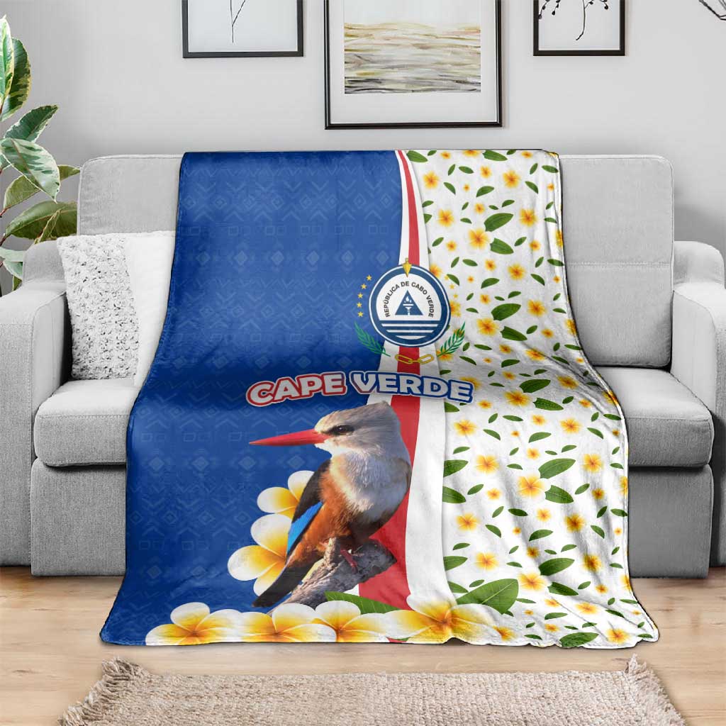 Cape Verde Blanket Kingfisher Bird Floral Flag Spirit - African Pride