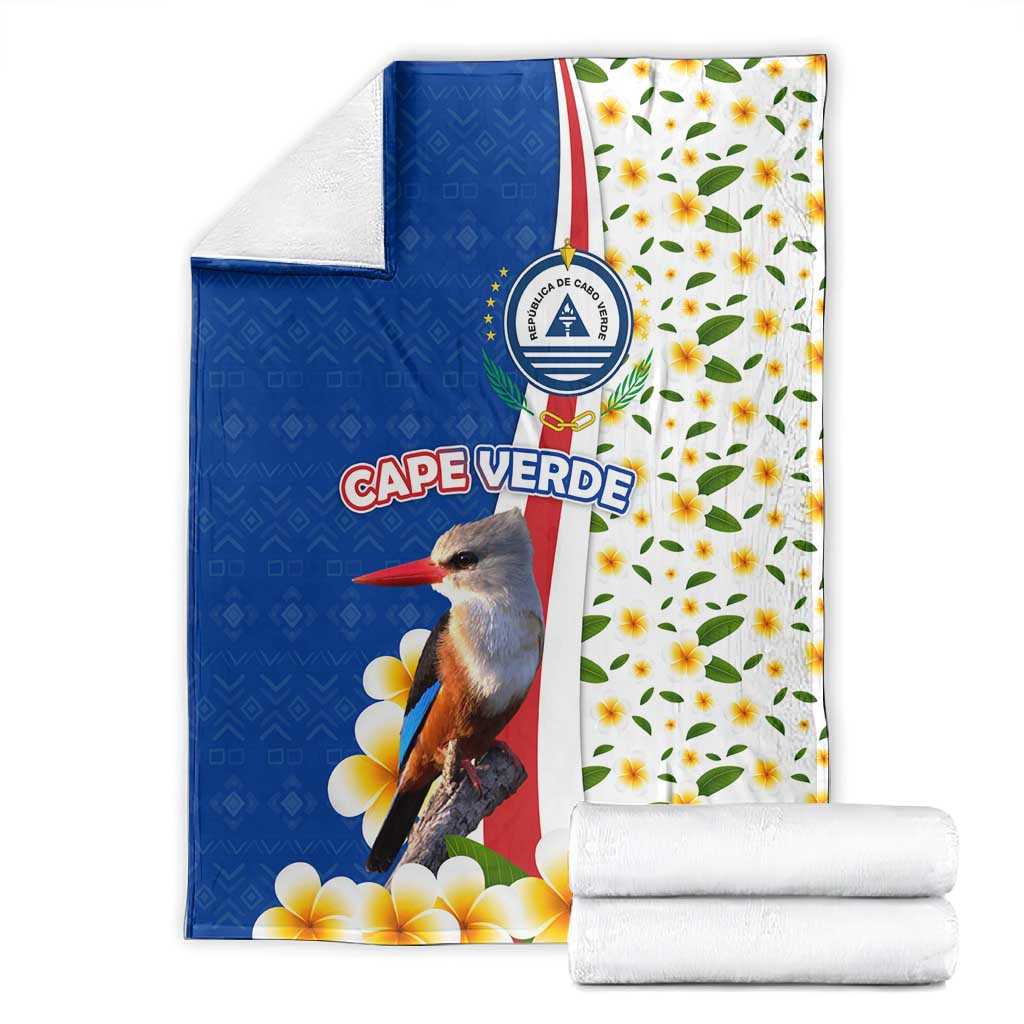 Cape Verde Blanket Kingfisher Bird Floral Flag Spirit - African Pride