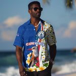 Cape Verde Hawaiian Shirt Kingfisher Bird Floral Flag Spirit - African Pride