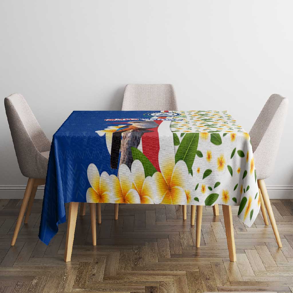 Cape Verde Tablecloth Kingfisher Bird Floral Flag Spirit - African Pride