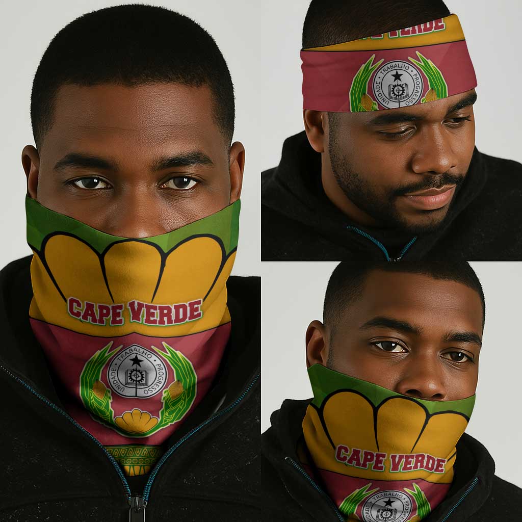 Cape Verde Neck Gaiter One Heart Ten Islands National Emblem Spirit TS04