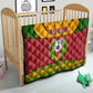 Cape Verde Quilt One Heart Ten Islands National Emblem Spirit - African Pride